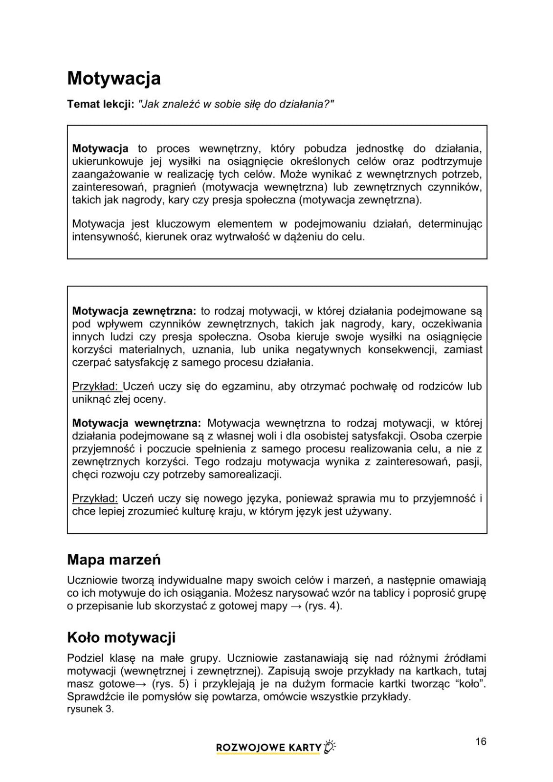 Godzina wychowawcza - klasy 4-8