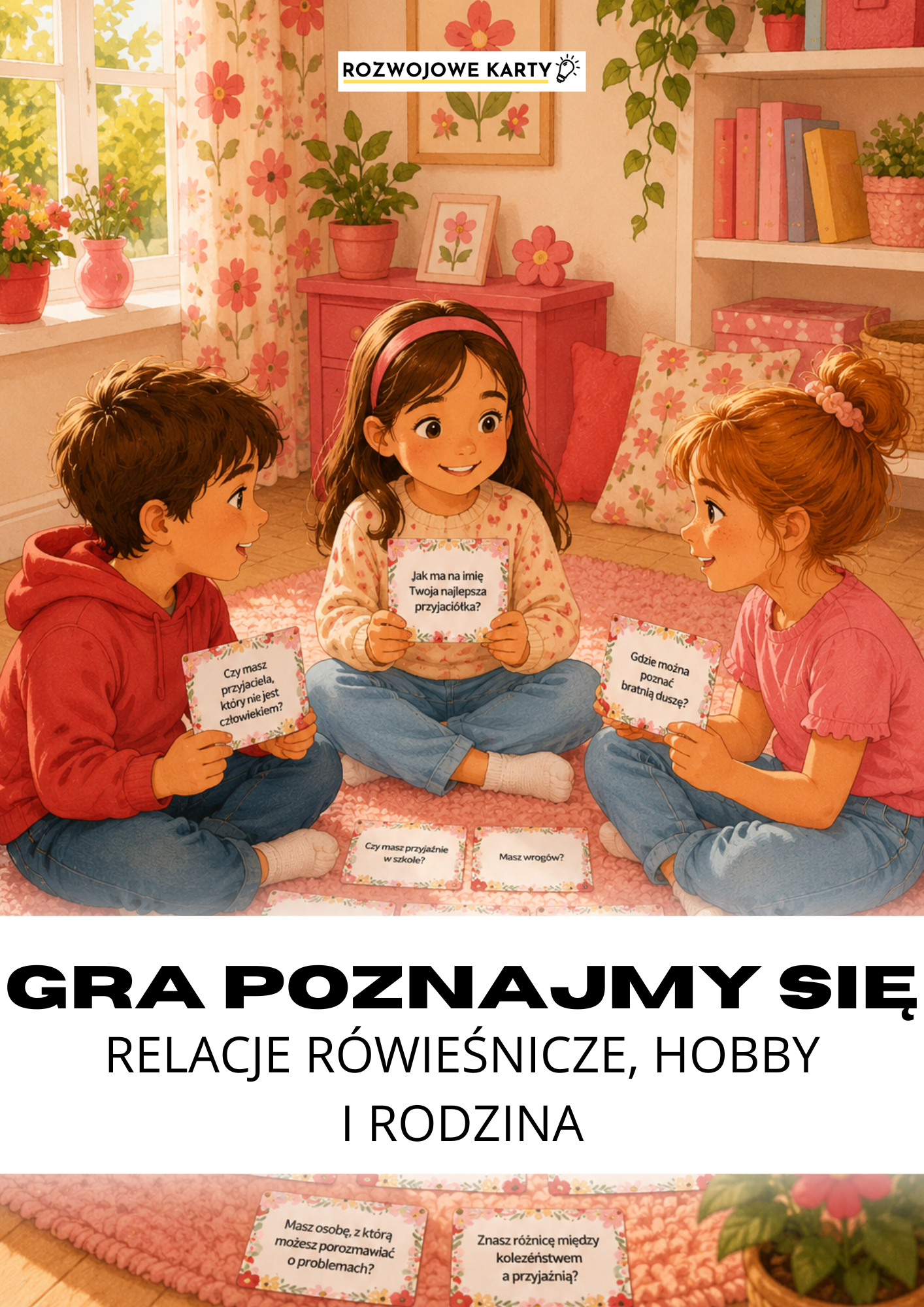 GRA POZNAJMY SIĘ - relacje równieścnicze, hobby i rodzina