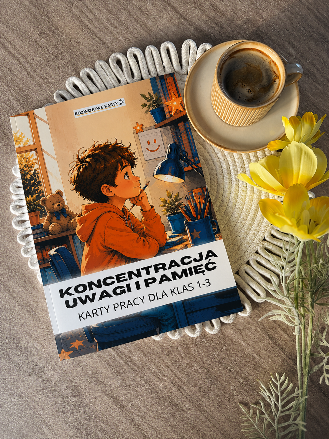 Koncentracja uwagi – książka fizyczna i PDF, zestaw dla klas 1-3