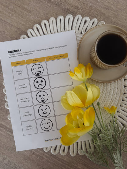 Emocje pod lupą - karty pracy dla klas 1-3