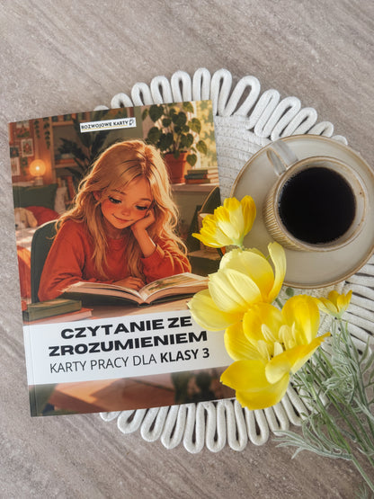 Czytanie ze zrozumieniem - karty pracy dla klasy 3 (Książka fizyczna + PDF)