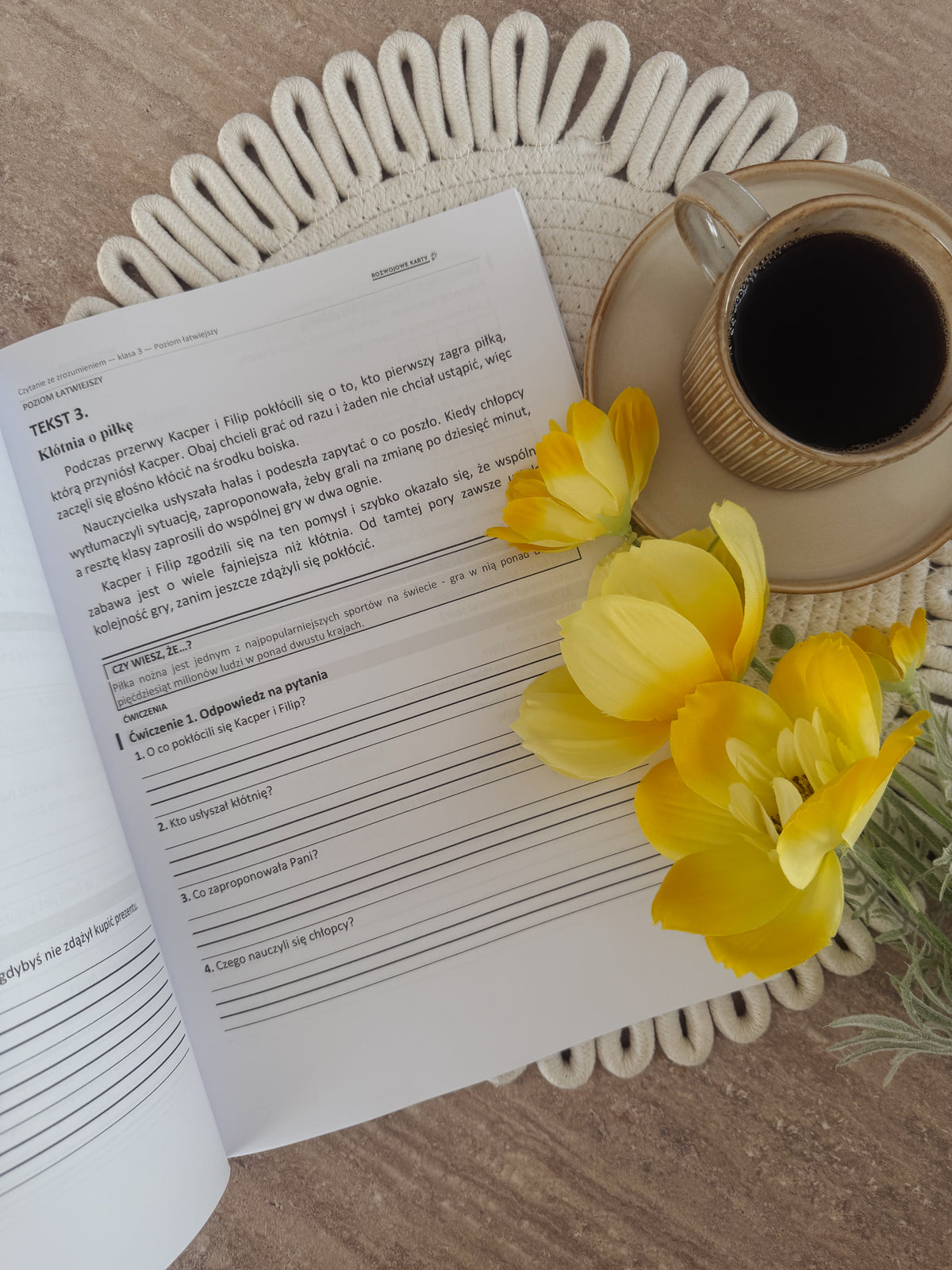 Czytanie ze zrozumieniem - karty pracy dla klasy 3 (Książka fizyczna + PDF)