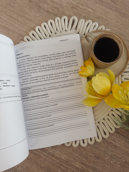 Czytanie ze zrozumieniem - karty pracy dla klasy 2 (Książka fizyczna + PDF)