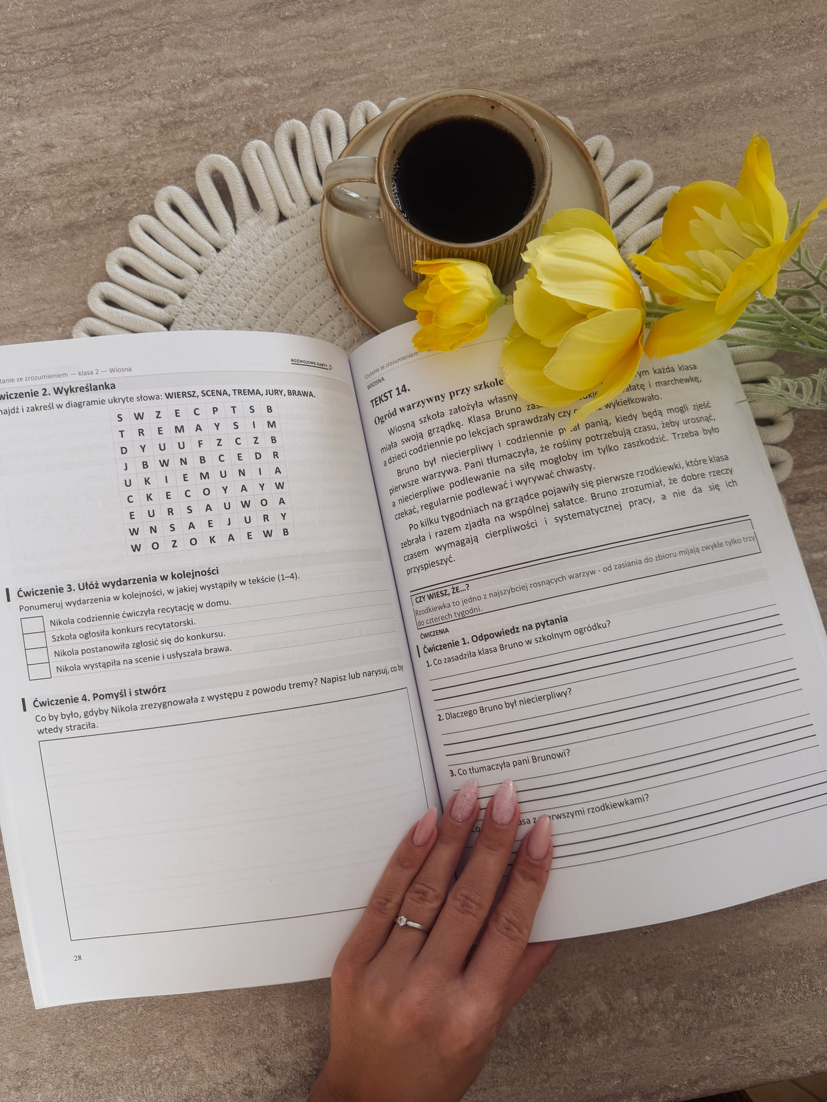 Czytanie ze zrozumieniem - karty pracy dla klasy 2 (Książka fizyczna + PDF)