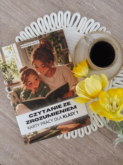 Czytanie ze zrozumieniem - karty pracy dla klasy 1 (Książka fizyczna + PDF)
