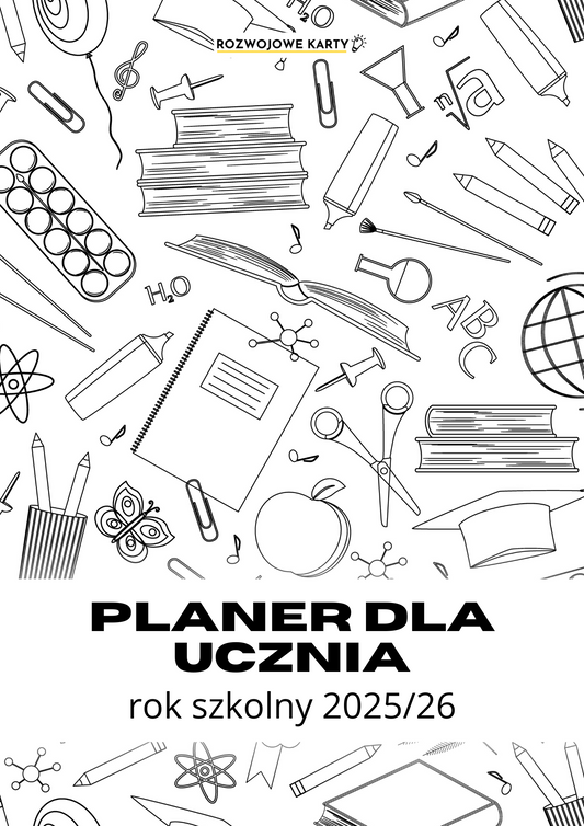 Planer dla ucznia 2025 (motyw rysunkowy)