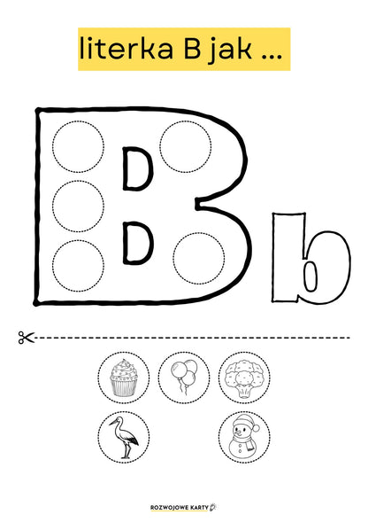 Nauka alfabetu - ćwiczenia dla najmłodszych