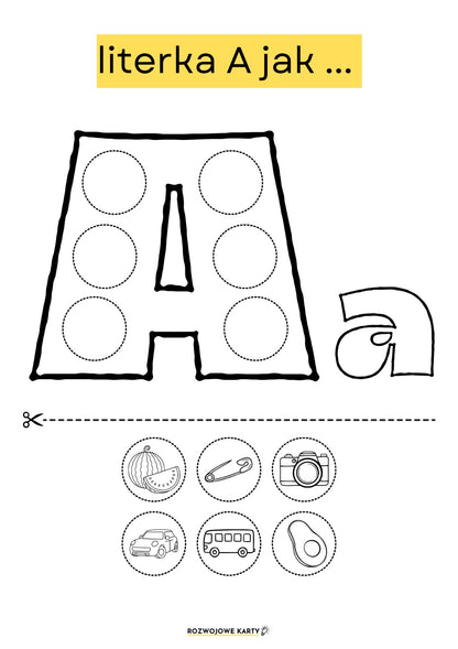 Nauka alfabetu - ćwiczenia dla najmłodszych