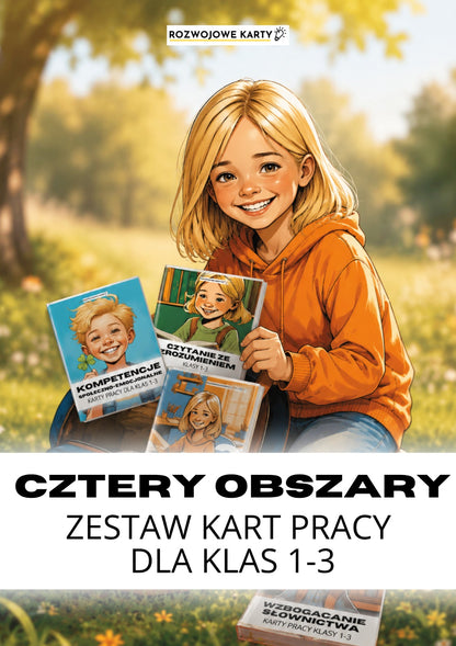 Cztery Obszary - zestaw kart pracy dla klas 1-3