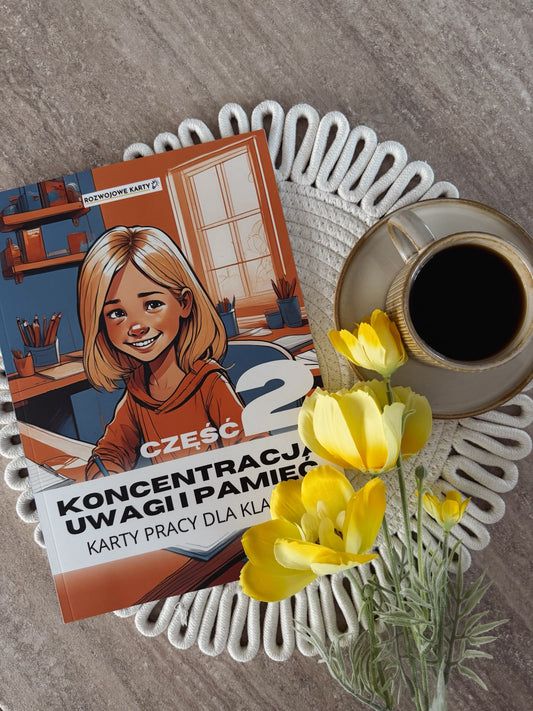 Koncentracja uwagi i pamięć - klasy 1-3 CZĘŚĆ 2 (Książka fizyczna + PDF)
